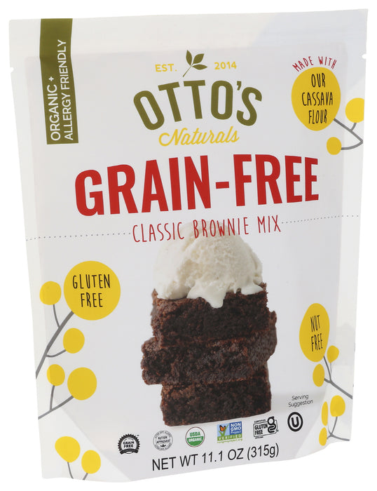 Classic Brownie Mix, Grain Free, GF Org, 11.1 oz
