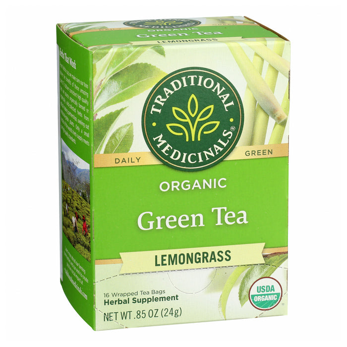 Green Tea w/ Lemongrass, Org, 16 tbag