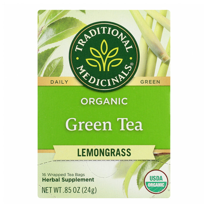 Green Tea w/ Lemongrass, Org, 16 tbag