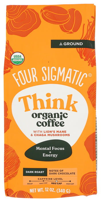 Think Coffee Ground, Org, 12 oz