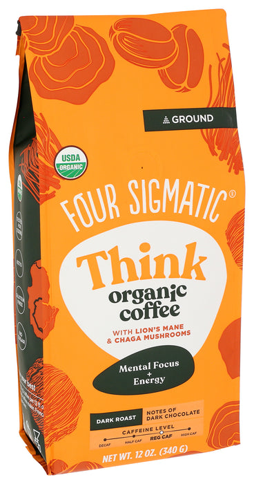 Think Coffee Ground, Org, 12 oz