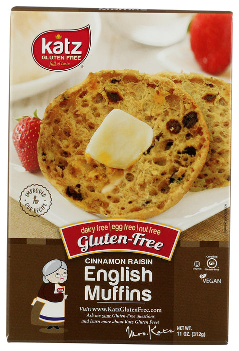 English Muffins, Cinnamon Raisin, GF, 11 oz