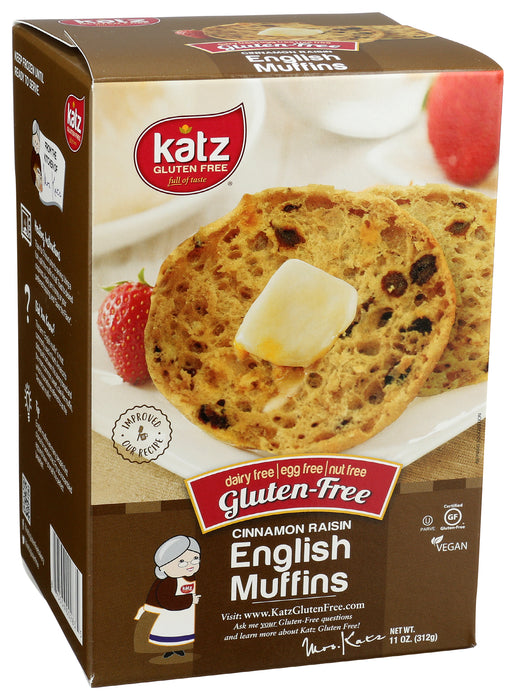 English Muffins, Cinnamon Raisin, GF, 11 oz