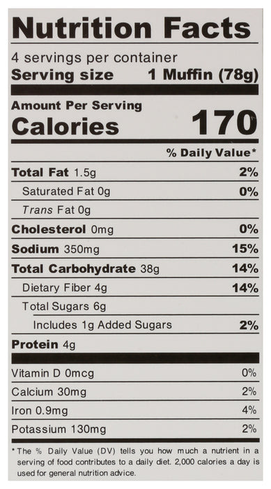 English Muffins, Cinnamon Raisin, GF, 11 oz