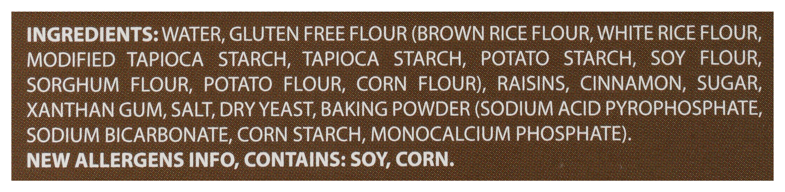 English Muffins, Cinnamon Raisin, GF, 11 oz