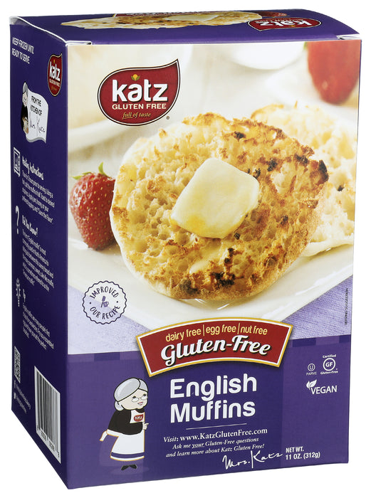 English Muffins, Plain, GF, 11 oz