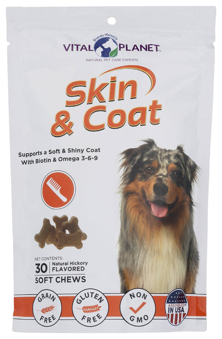 Skin & Coat, Dog, 30 soft chew