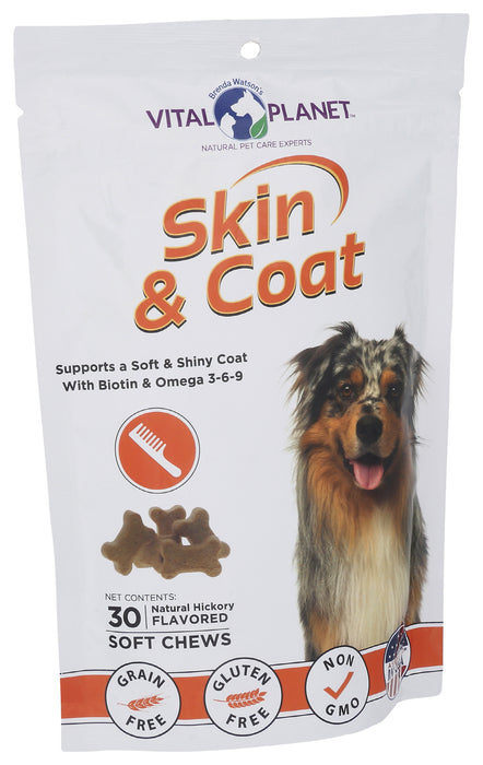 Skin & Coat, Dog, 30 soft chew