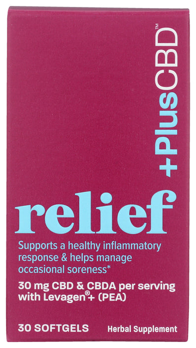 Relief CBD softgels, 30 sgel