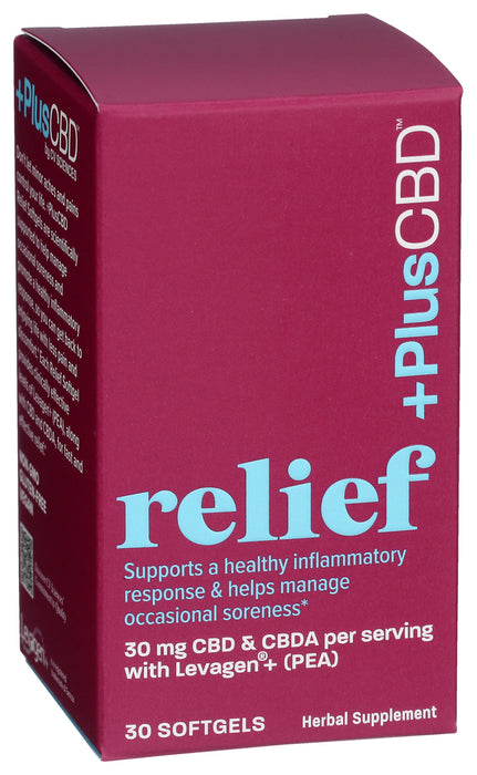 Relief CBD softgels, 30 sgel