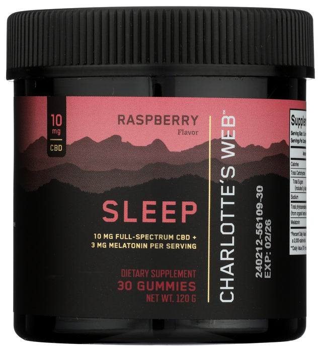 Sleep CBD Gummies, Raspberry, 30 gummy