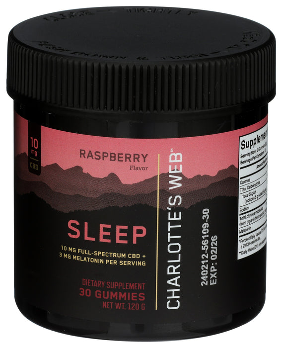 Sleep CBD Gummies, Raspberry, 30 gummy