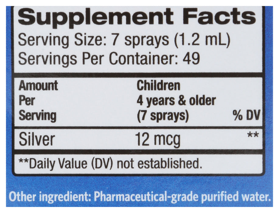 Kids Silver Hydrosol, Mist Spray, 2 fl oz