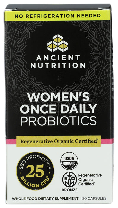 Women's Once Daily Probiotics 25B SS, ROC Org, 30 cap