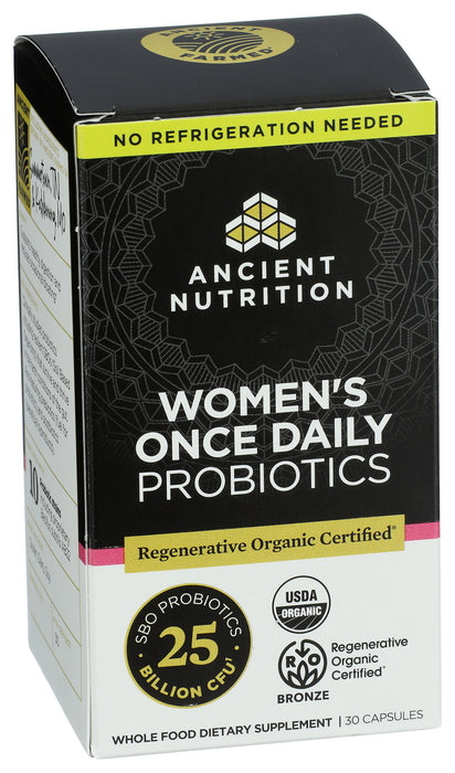 Women's Once Daily Probiotics 25B SS, ROC Org, 30 cap