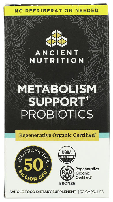 Metabolism Support Probiotics 50B SS, ROC Org, 60 cap