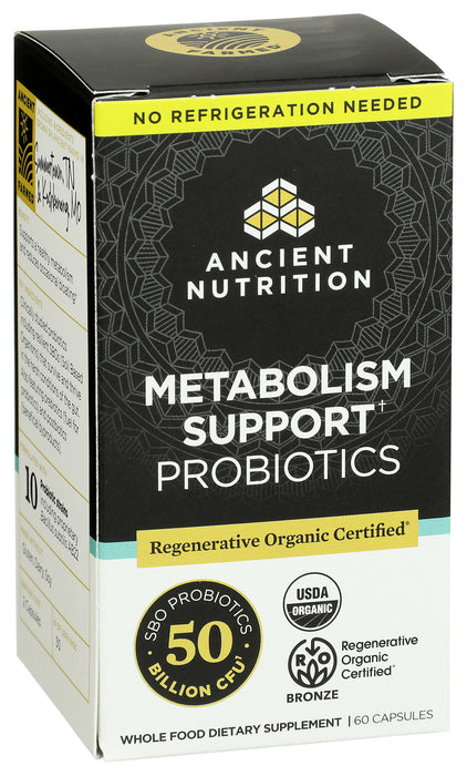 Metabolism Support Probiotics 50B SS, ROC Org, 60 cap