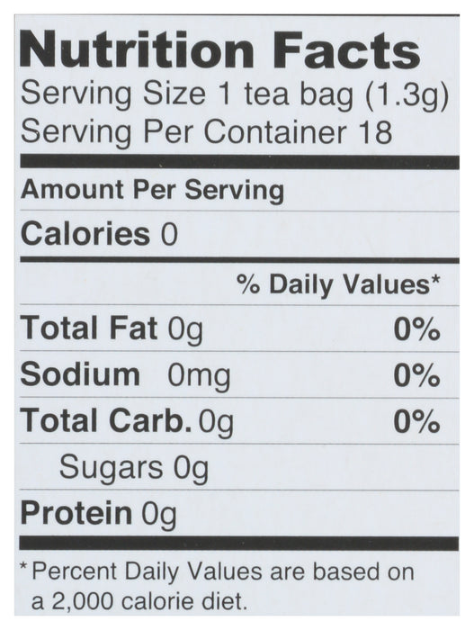 Mullein Leaf Tea, Org, 18 tbag