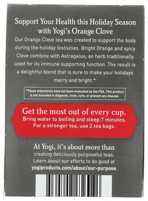 Orange Clove Tea, 16 tbag