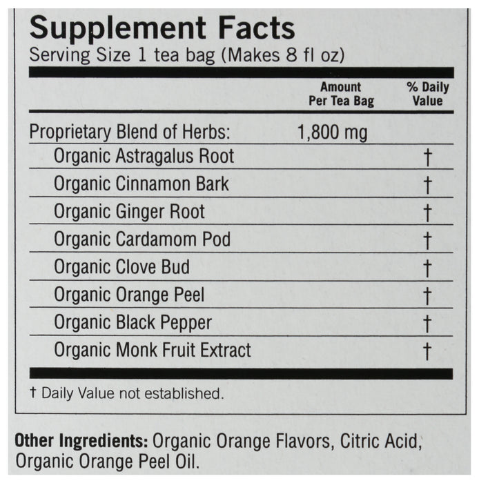 Orange Clove Tea, 16 tbag