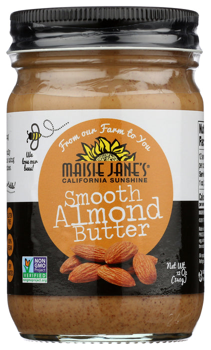 Smooth Almond Butter, 12 oz