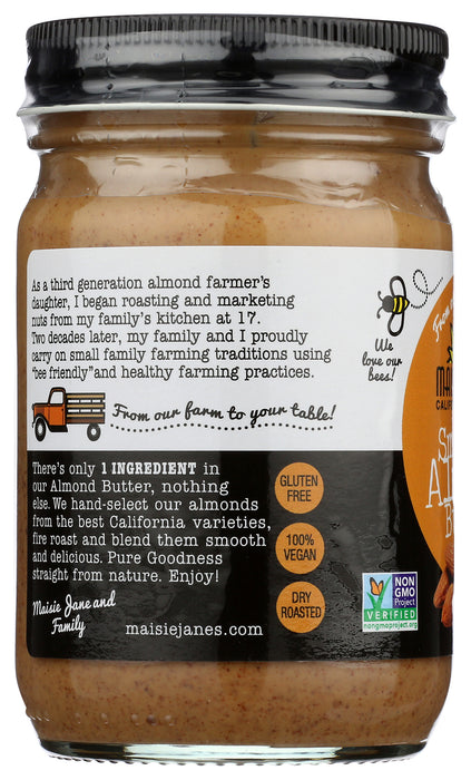 Smooth Almond Butter, 12 oz