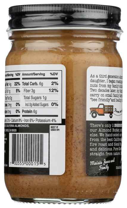 Smooth Almond Butter, 12 oz