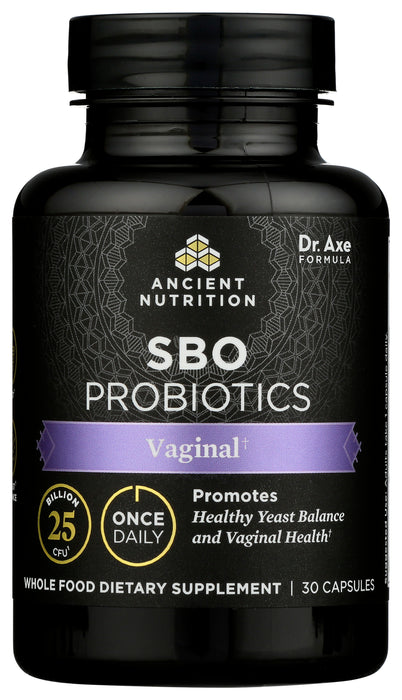 SBO Probiotics Once Daily, Vaginal, 30 cap