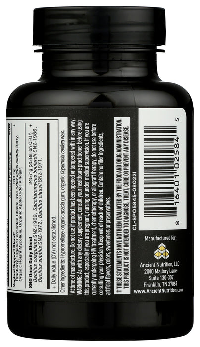 SBO Probiotics Once Daily, Vaginal, 30 cap