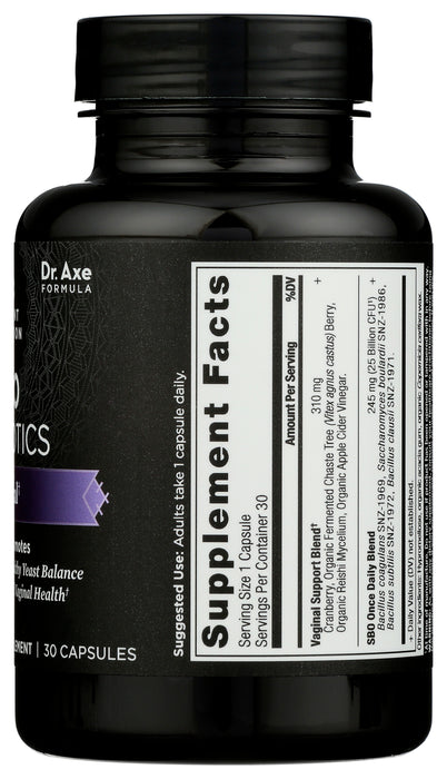 SBO Probiotics Once Daily, Vaginal, 30 cap