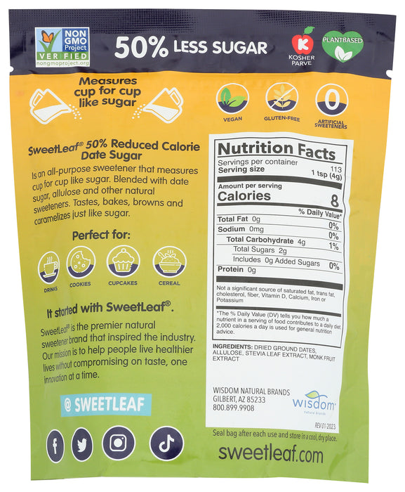 Date Sugar, Reduced Calorie, 16 oz