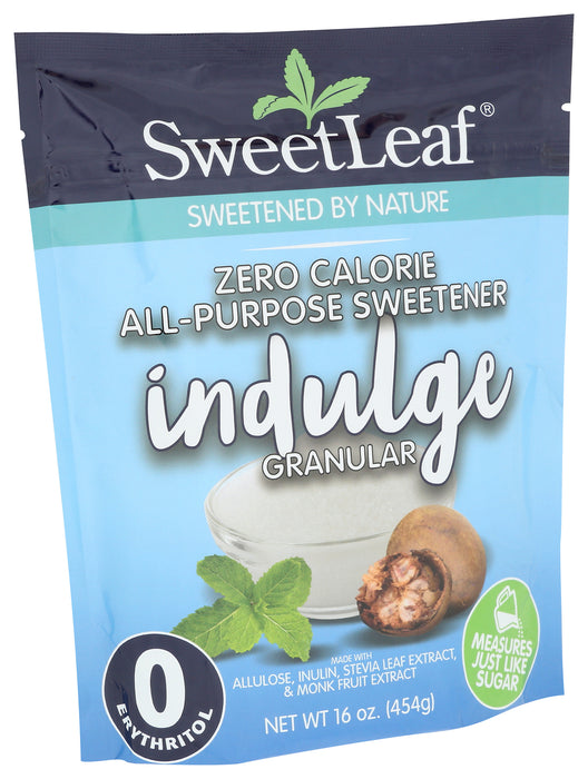 Indulge Granular, Zero Calorie Sweetener, 16 oz