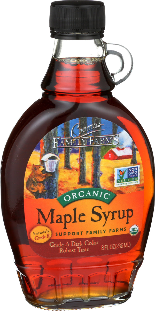 Maple Syrup Grade A Dark, Org,  8 floz