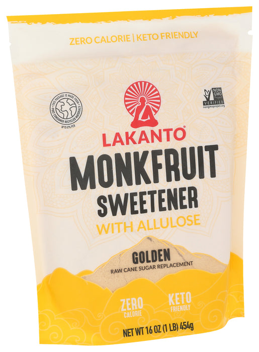 Monkfruit Sweetener with Allulose, Golden, 16 oz