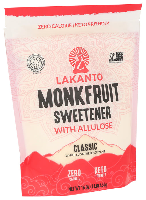 Monkfruit Sweetener with Allulose, Classic, 16 oz