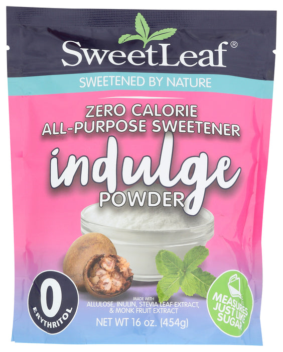 Indulge Powder, Zero Calorie Sweetener, 16 oz