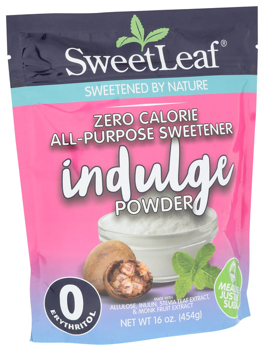 Indulge Powder, Zero Calorie Sweetener, 16 oz