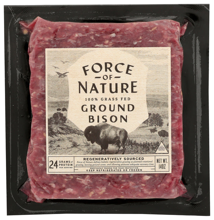 Grass Fed Ground Bison, 14 oz