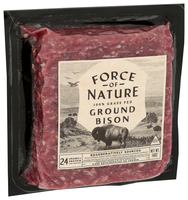 Grass Fed Ground Bison, 14 oz