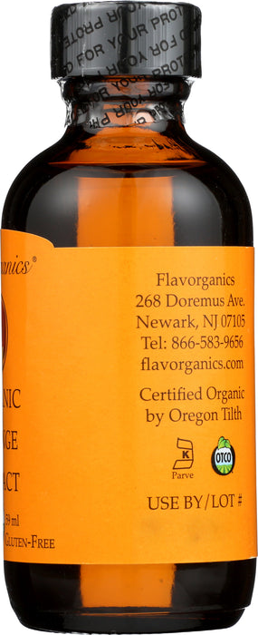 Orange Extract, Org, 2 floz