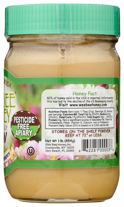 Naturally Raw Honey, 16 oz