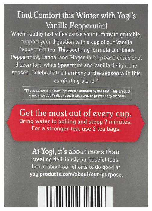 Vanilla Peppermint Tea, 16 tbag