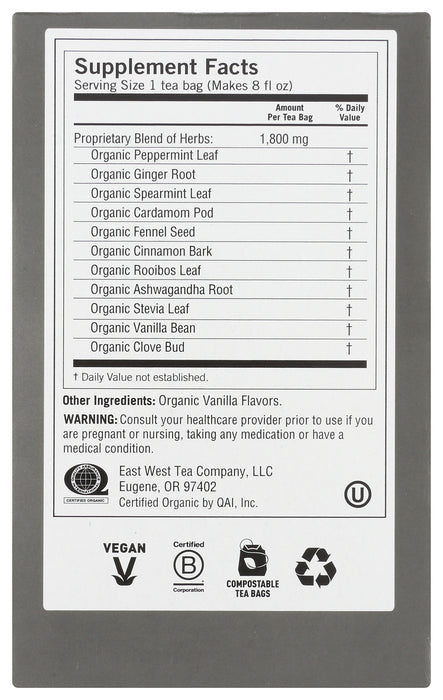 Vanilla Peppermint Tea, 16 tbag