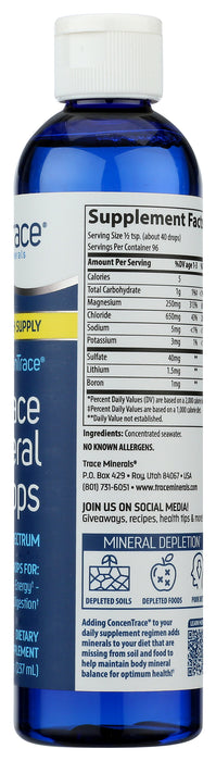 ConcenTrace, Trace Mineral Drops, 8 fl oz