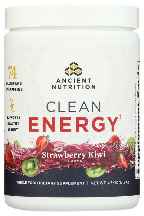 Clean Energy Powder, Strawberry Kiwi, 4.3 oz/30 serv