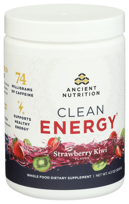 Clean Energy Powder, Strawberry Kiwi, 4.3 oz/30 serv