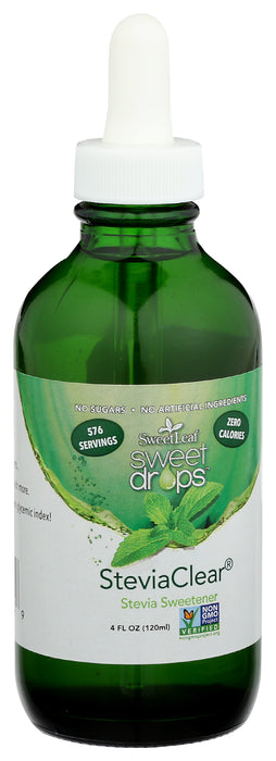 Stevia Liquid, Clear, 4 fl oz