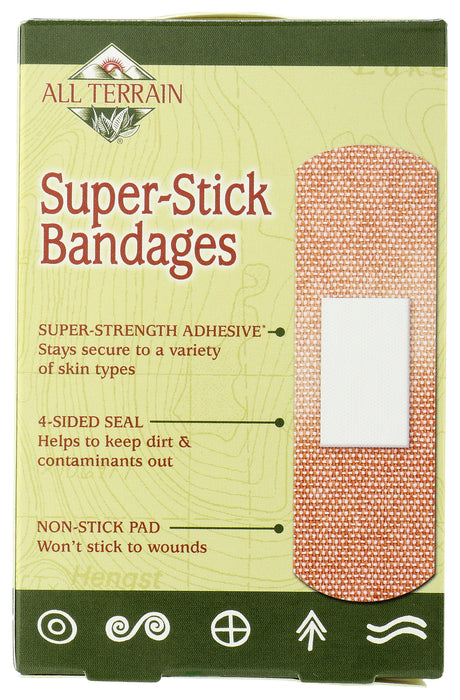 Super Stick Bandages, 3 1/4 x 1 in, 20 ct