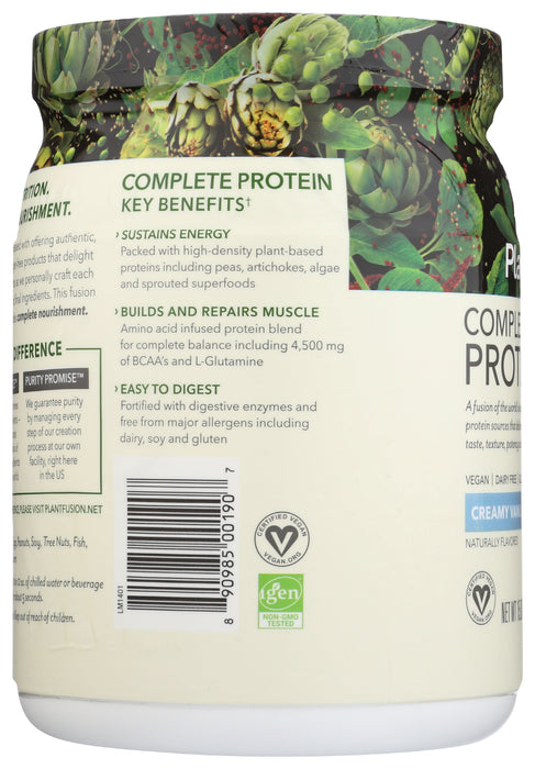 Complete Vanilla Protein, Plant Based, 15 serv/15.87 oz