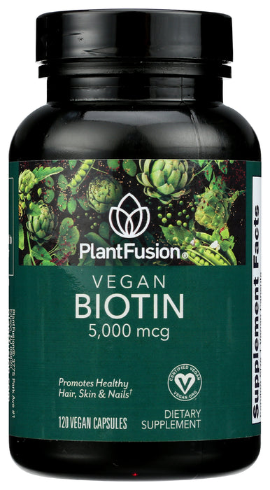 Biotin 5000 mcg, V, 120 vcaps